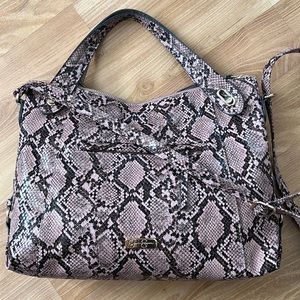 Jessica Simpson Roxanne Python Satchel